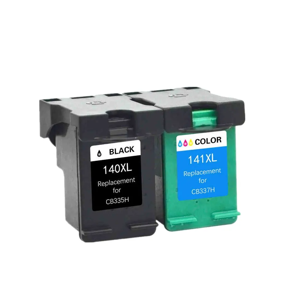 Совместимый чернильный картридж 2PK 140XL 141XL для HP 140 141 Deskjet C4583 C4283 C4483 C5283
