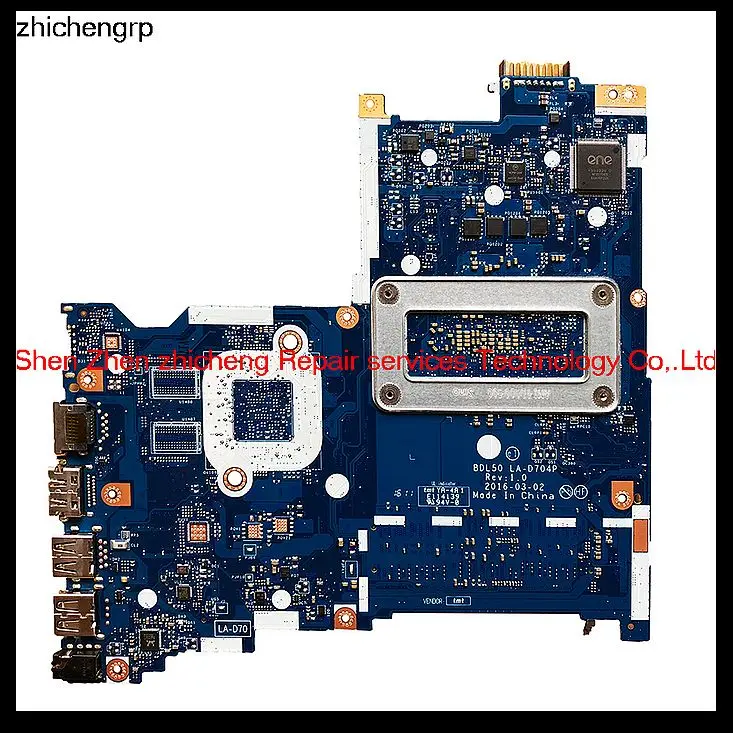 SZZC для pavilion 15 Ай ноутбука BDL50 LA D704P 858868 601 SR2EZ i7 6500U DDR4 дискретной графической