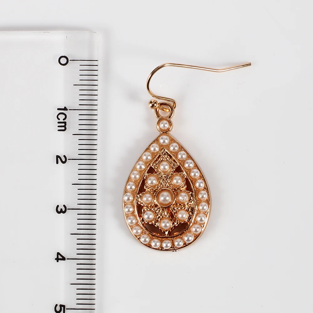 Женские модные аксессуары в Европе и США 2017 изысканные серьги с белым жемчугом