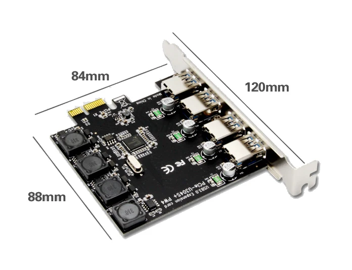 PCI Express 4 USB 3.0 Card PCI-e to External 4-Port USB3.0 Convertor NEC | Компьютеры и офис