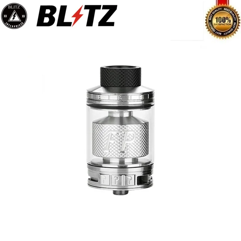 Оригинальный Blitz FP RTA Vape Танк 30 мм 4 мл 6 Емкость Поддержка одной двойной катушки
