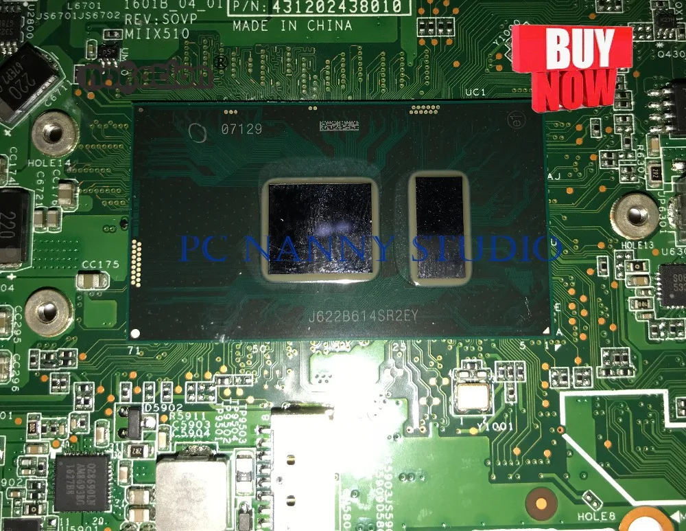 PANANNY 5B20M28839 для Lenovo MIIX-510-12-ISK материнская плата ноутбука i5-6200U 8 Гб протестирована |