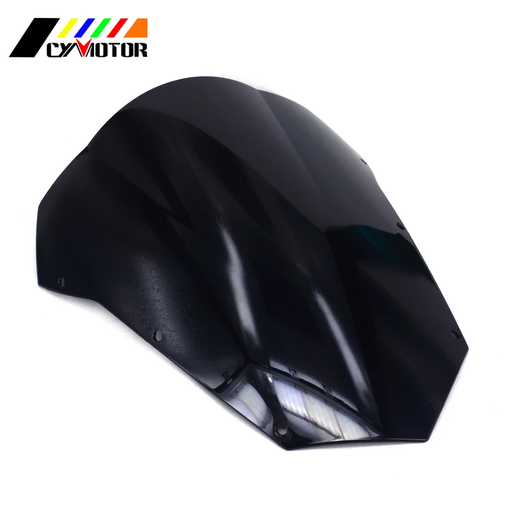 Черный обтекатель лобового стекла мотоцикла для YAMAHA FZ6 FZ 6 Fazer 2003 2004 2005 2006 2007 2008 03 04