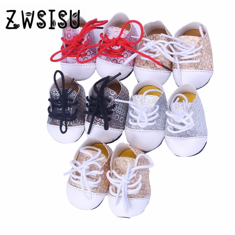 Супер яркий все виды парусиновой обуви для 18-дюймовой американской куклы подарок