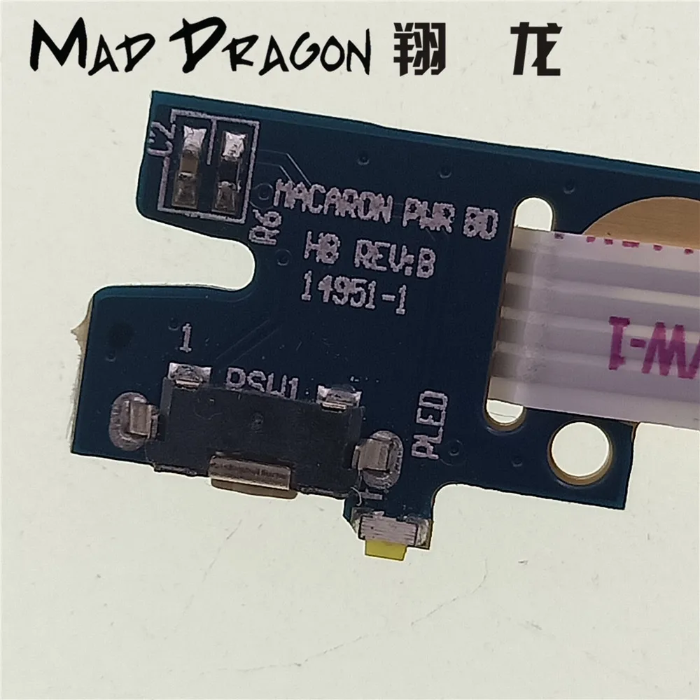 Новый ноутбук бренда MAD DRAGON с кнопкой питания и кабелем для HP ENVY X360 13-s 13-t 13s-122dx