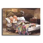 Алмазная 5d мозаика сделай сам, картина из квадратных страз для пожилых людей, вышивка крестиком, кошка, собака, полная круглая Алмазная вышивка для пар, Y3