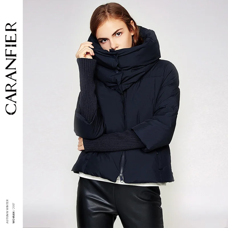 Фото CARANFIER 2017 Новый женский пуховик высокого качества Женский мульти-молния воротник CARANFIER 2017 Новый женский пуховик высокого качества Женский мульти-молния воротник