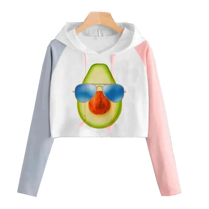 13 Забавная футболка с авокадо Vegan Женская Футболка harajuku Kawaii футболка авокадо одежда Топы женские футболки Ulzzang - Цвет: 13