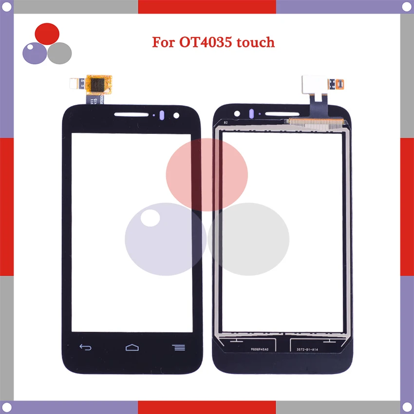 Высококачественное Сенсорное стекло 4 0 дюйма для Alcatel OT4035 4035 4035A 4035D 4035X переднее