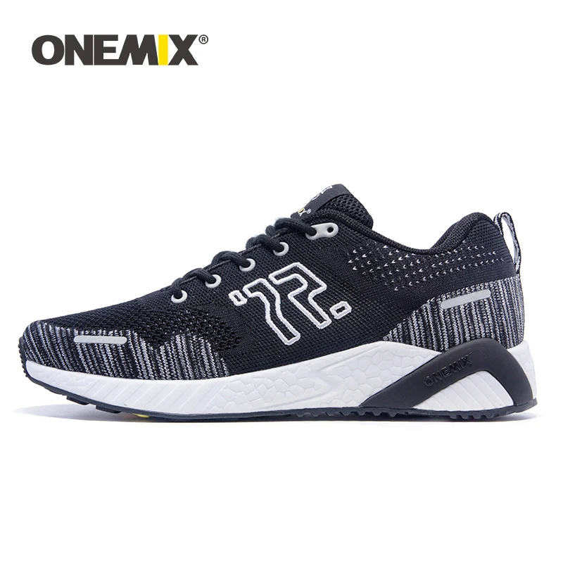 Onemix Autumn Women Wearable Breathable Lightweight Weaving Vamp Warm Running Shoes Outdoor Sneakers Sport Shoes Free Shipping