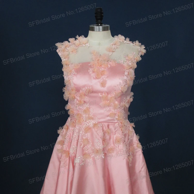 Flowers Short Dresses Knee Length Cocktail Romatic Fashion Formal Dress | Свадьбы и торжества