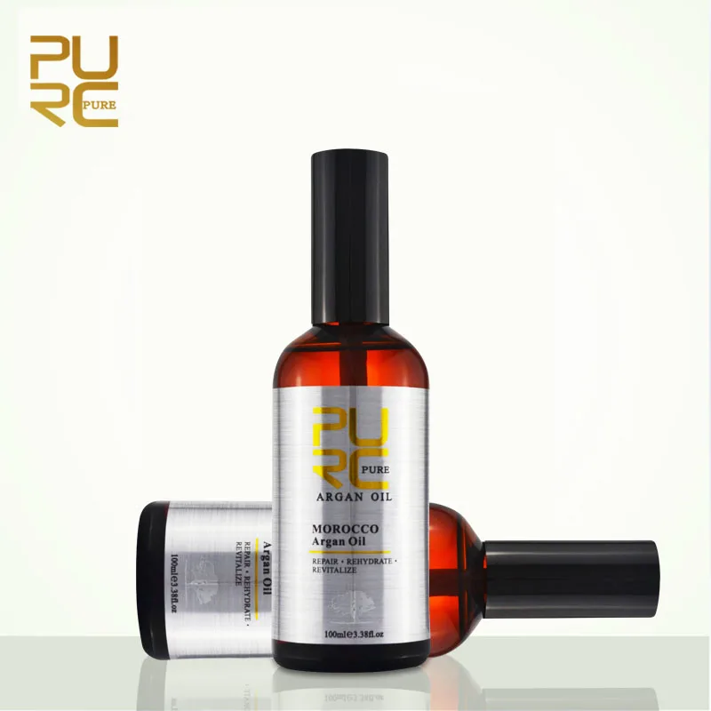 Фото PURC Morocco Argan Oil Repair поврежденные волосы для увлажнения гладкое эфирное масло для роста волос 2 шт. в одной партии лучший уход за волосами 200 мл №1