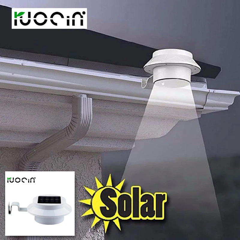 Супер яркий Солнечный светодиодный Светодиодный настенный светильник солнечный