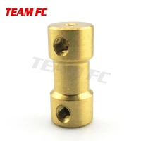 3pcs new brass flexible motor shaft coupling coupler motor transmission connector drive shaft 2mm 5 connector boat rc
