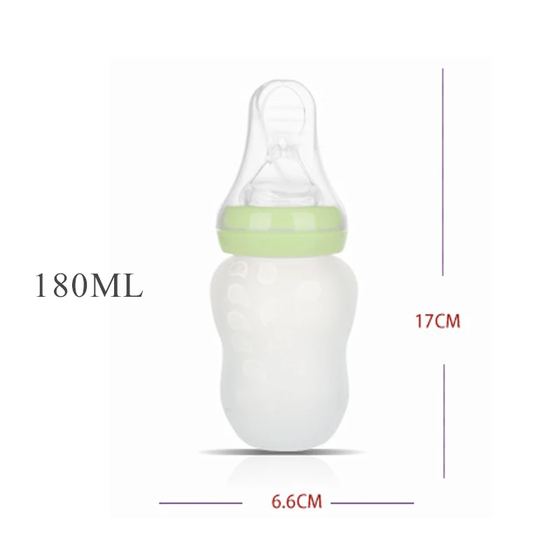 Бутылочка для кормления с ложкой из силикагеля младенцев пищевая добавка