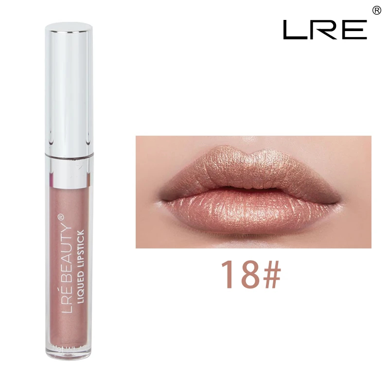 18 LRE BEAUTY Водонепроницаемый, Быстросохнущий блеск для губ - Цвет: 18