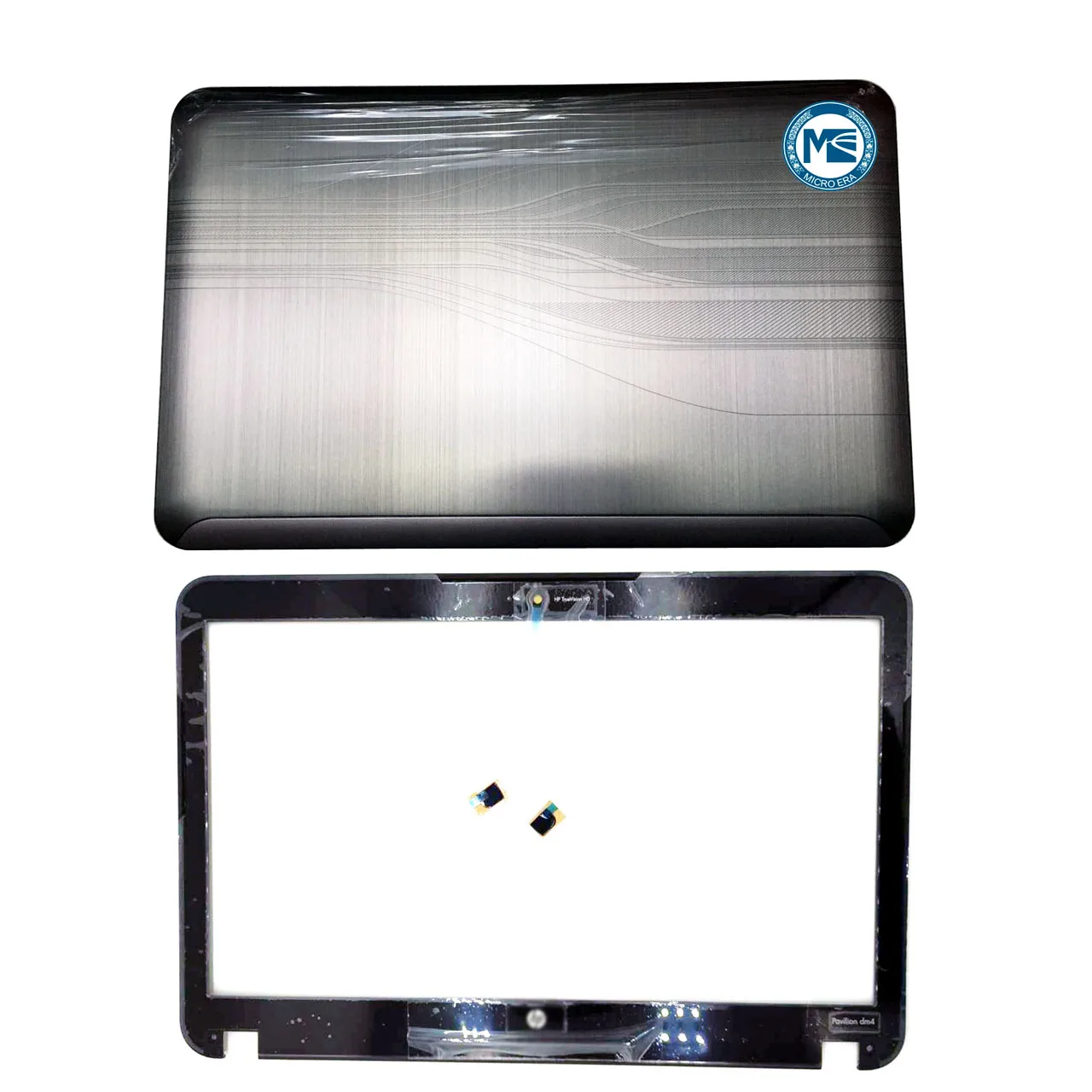 ЖК-дисплей Корпус задняя крышка передняя рамка для hp DM4 1000 1100 1200 2000 series 636936-001 608208-001 - Цвет: Pattern Silver