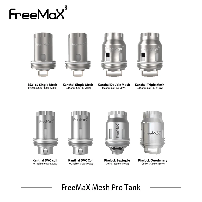 Полноцветный резервуар Freemax Mesh Pro с одной/двойной/тройной/четырёхъядерной