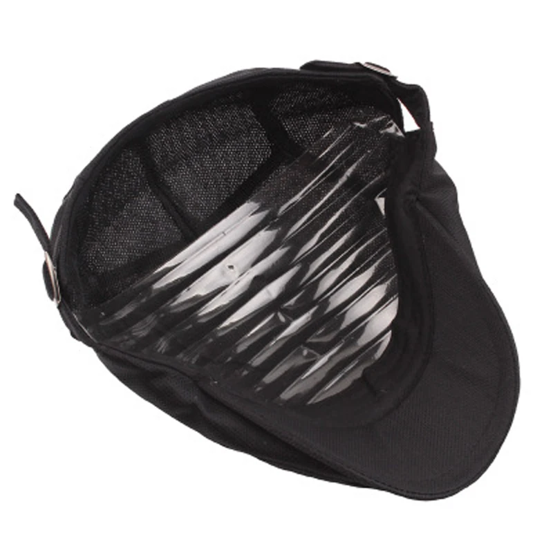 PCFDDR  Mesh Hat Summer Man's Pure Color Duck Tongue Hat Outdoor Sunshade Sunscreen Breathable Thin Beret.