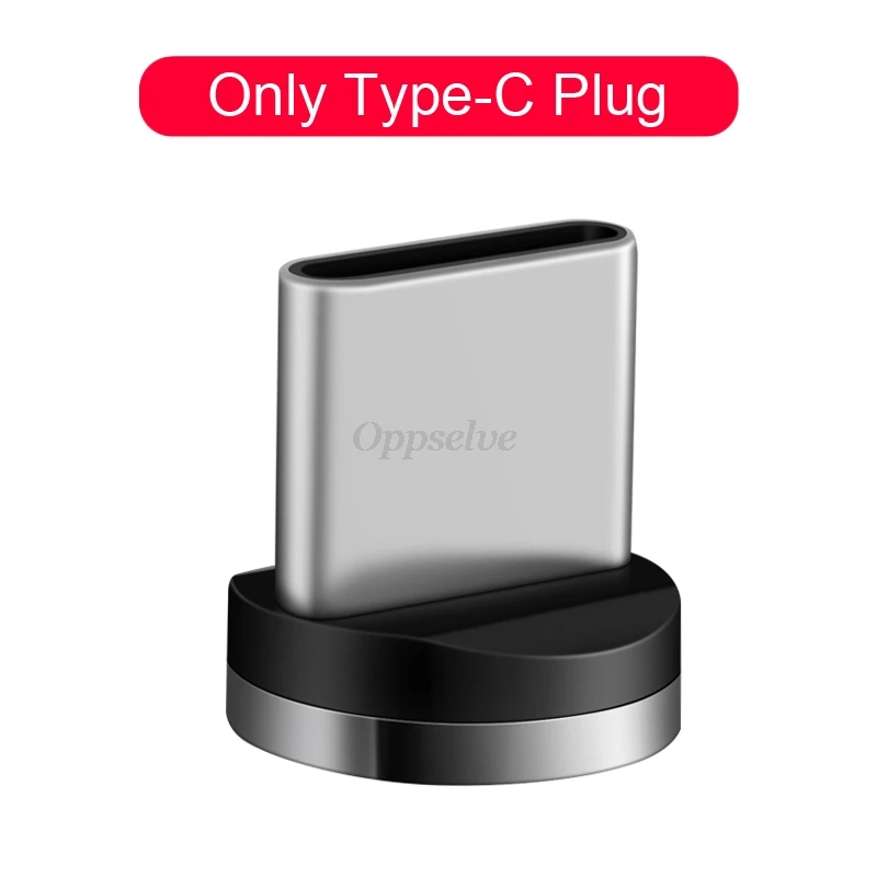 Oppsselve Магнитный кабель Micro USB C адаптер для быстрой зарядки телефона Microusb type-C магнитное зарядное устройство type C для iPhone samsung Xiaomi - Цвет: Only Type C Adapter