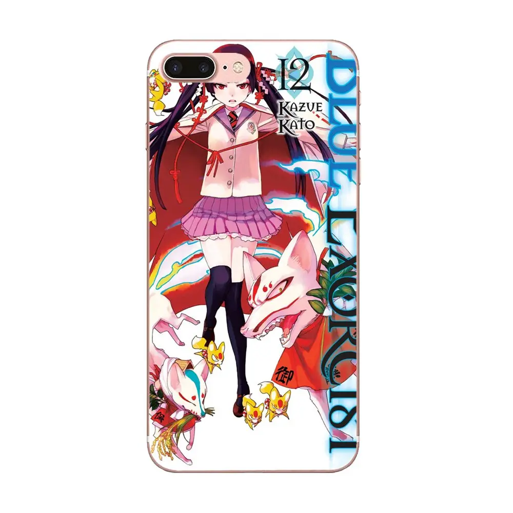 Синий Exorcist для Samsung Galaxy Note 5 8 9 S3 S4 S5 S6 S7 S8 S9 S10 mini Edge Plus Lite Мягкий Силиконовый ТПУ