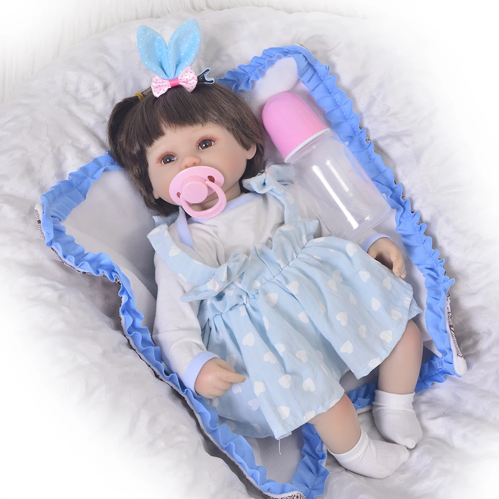 

Кукла новорожденная силиконовая, 18 дюймов, 42 см