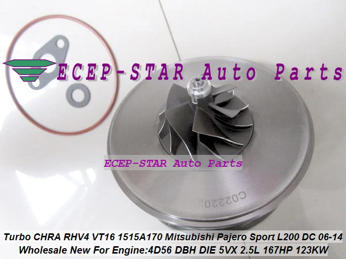 Турбокартридж CHRA VAD20022 1515A170 VT16 VT 16 для Mitsubishi Pickup L200 DI D 07 11 Triton с интерфейсом
