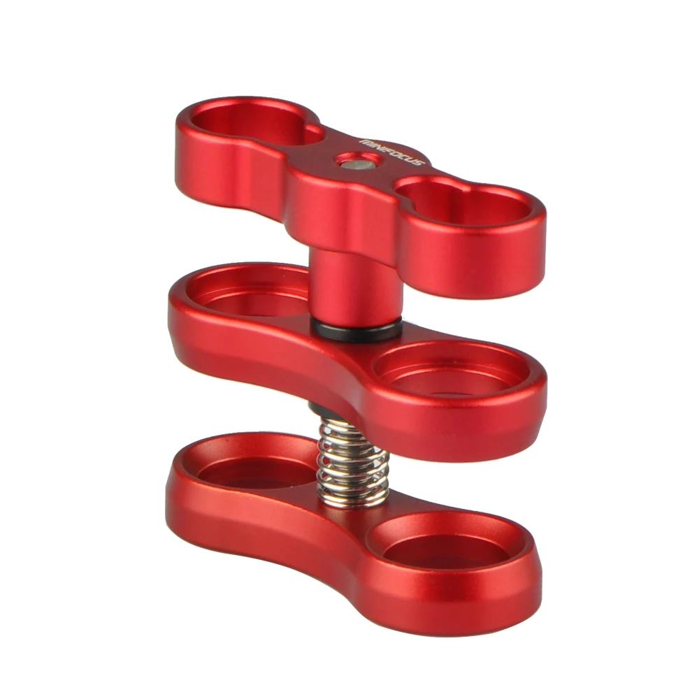 4 PCS x 1&quot Inch Ball Clamp Dual Hole Butterfly Joint Clip for Camera Underwater Tray Light Arm Connection Fixed System | Электроника