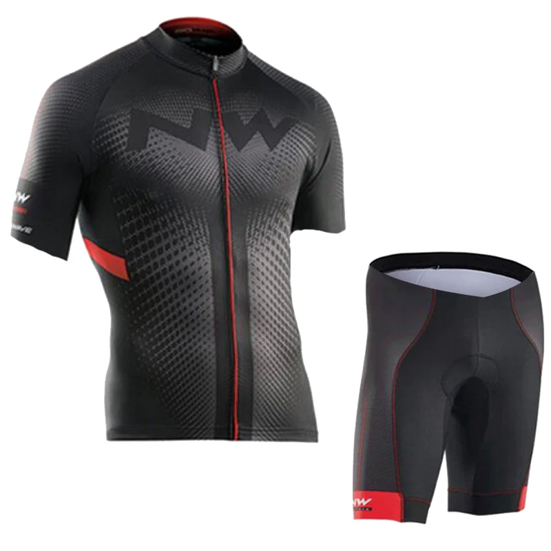 Normal Cycling Set Бренд NW, летний комплект из дышащей Джерси для велоспорта MTB, одежда для велоспорта, одежда для горного велосипеда, одежда для Майо Ropa Ciclismo - Цвет: Normal Cycling Set