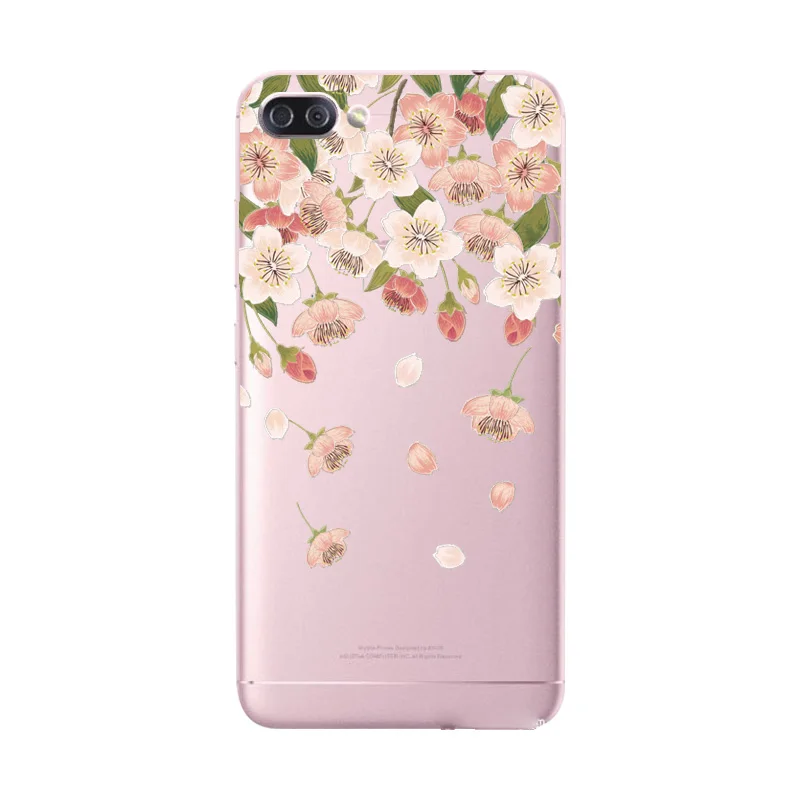 L09 3D рельефный чехол с кружевными цветами для ASUS Zenfone 4 Max ZC520KL(5,") X00HD 4Max ZC554KL(5,5") милый чехол для телефона - Цвет: L09