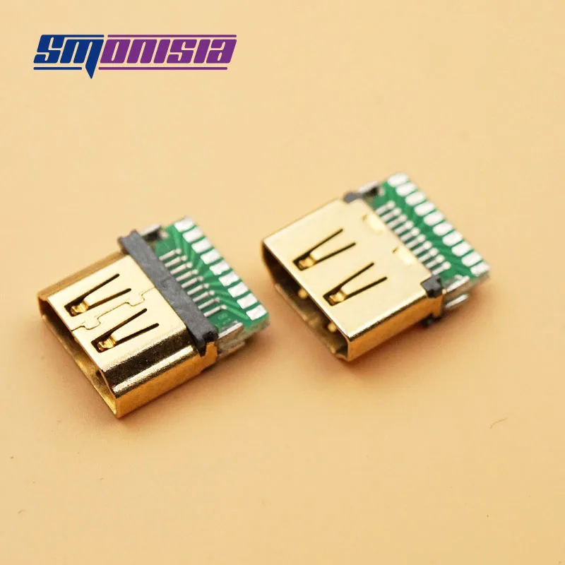 Smonisia 100 шт. HDMI Совместимость с Тип печатной платы Бонд провода уплотнители HD