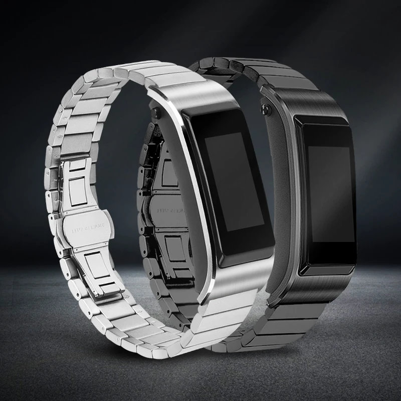 18 мм ремешок из нержавеющей стали для HONOR Watch S1 HUAWEI TalkBand B5 часы сменный