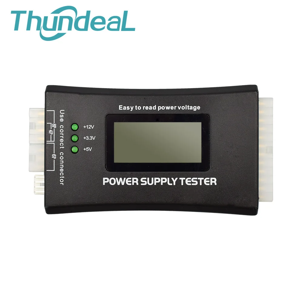 Thundeal Computer 20/24 PIN Power Supply Measuring Diagnostic Tester Check Quick Digital LCD Display Bank | Компьютеры и офис