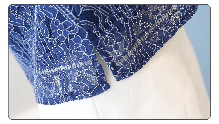 2019 лето с круглым вырезом размер плюс новая модная кружевная женская рубашка