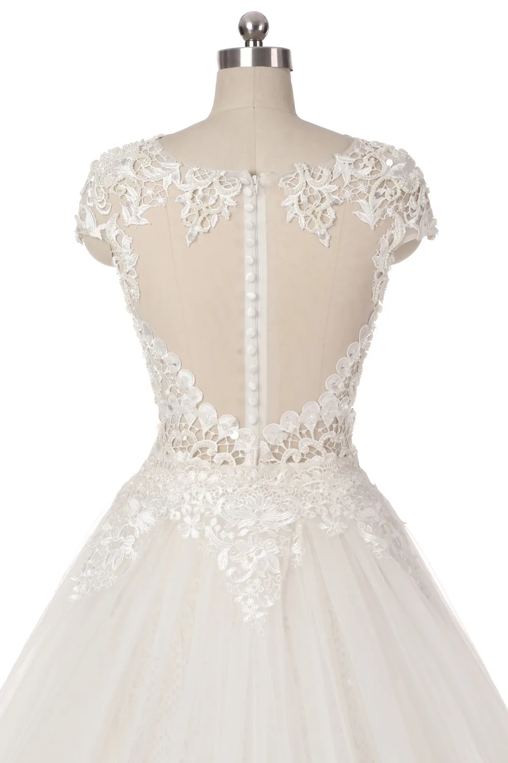 

Vestidos De Novia 2017 Mermaid Wedding Dresses Sleeveless Sheer Neck Sweep Train Robe De Mariage Sexy Wedding Gowns