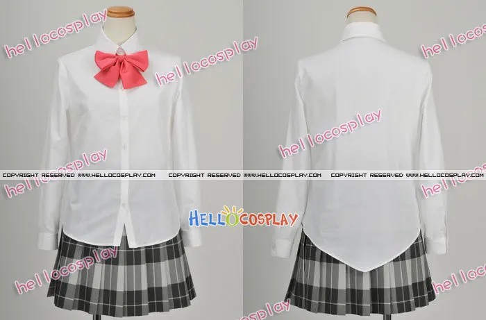Haiyore! Nyaruko-san Cosplay Nyaruko Costume School Girl Uniform H008 |