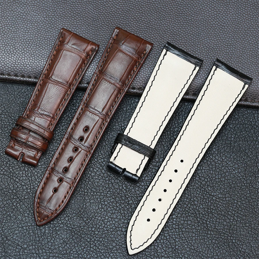 Ремешок для часов SAUPPO ремешок из кожи крокодила lancpain Villeret 6606 20 мм 22 | Наручные часы
