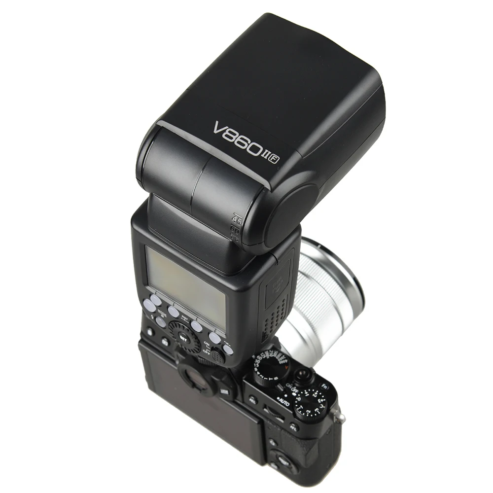 Godox Ving V860II F E TTL HSS 1/8000 литий ионная батарея Speedlite Flash + X1T передатчик для Fujifilm DSLR