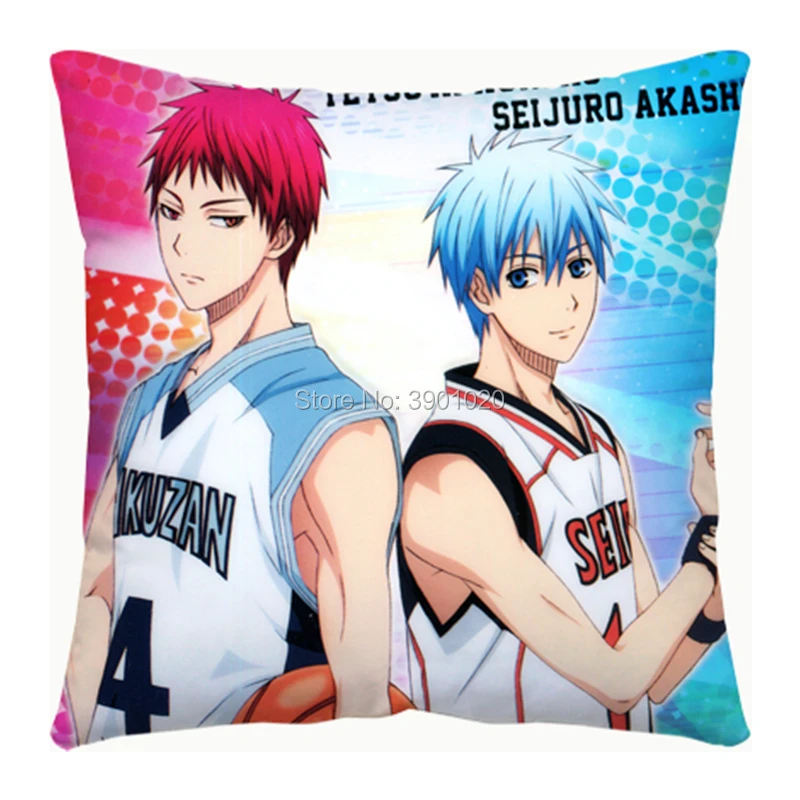 Мультфильм аниме Куроко Баскетбол Kuroko Tetsuya Kagami Taiga квадратная подушка|Подушки на