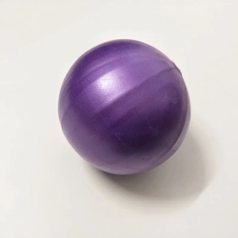 purple Йога мяч упражнения для гимнастики и фитнеса 25 см пилатес мяч баланс тренажерный зал фитнес Йога ядро мяч крытый Обучение Йога мяч - Цвет: purple