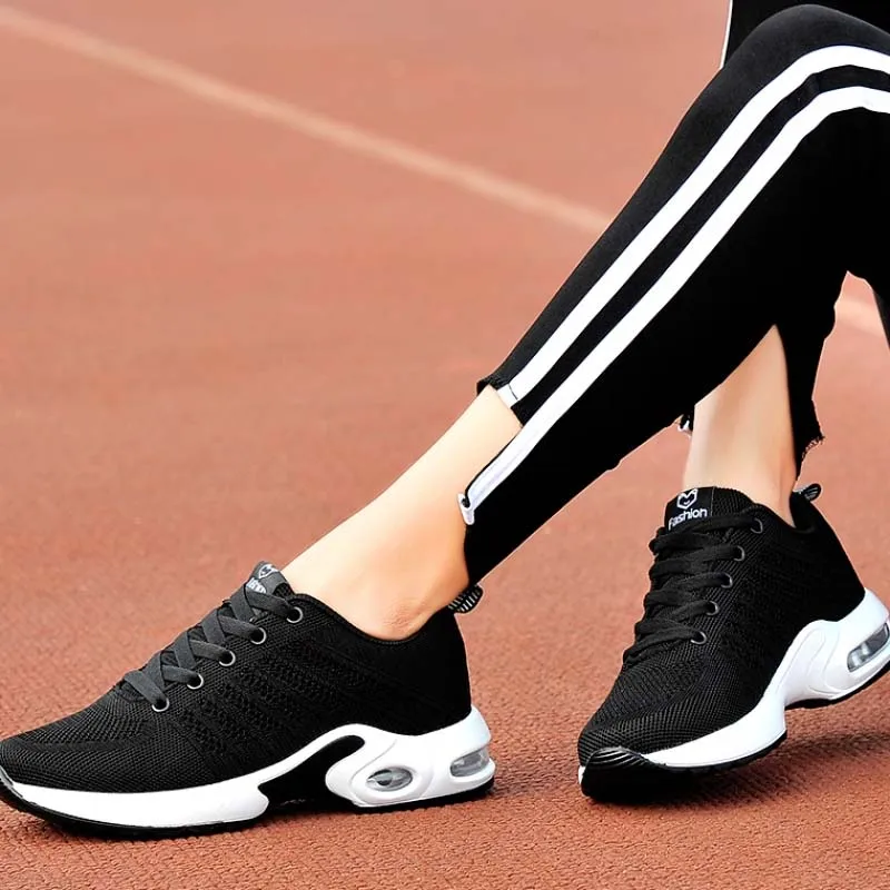 VTOTA/Модная Повседневная обувь Женские дышащие кроссовки на шнуровке zapatos de mujer tenis