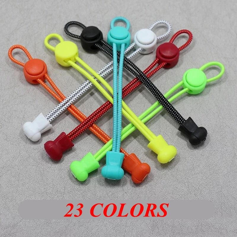 1 pair Lazy Laces Sneaker ShoeLaces Elastic Shoe Laces  Shoe accessories lacets Shoestrings Running/Jogging/Triathlone