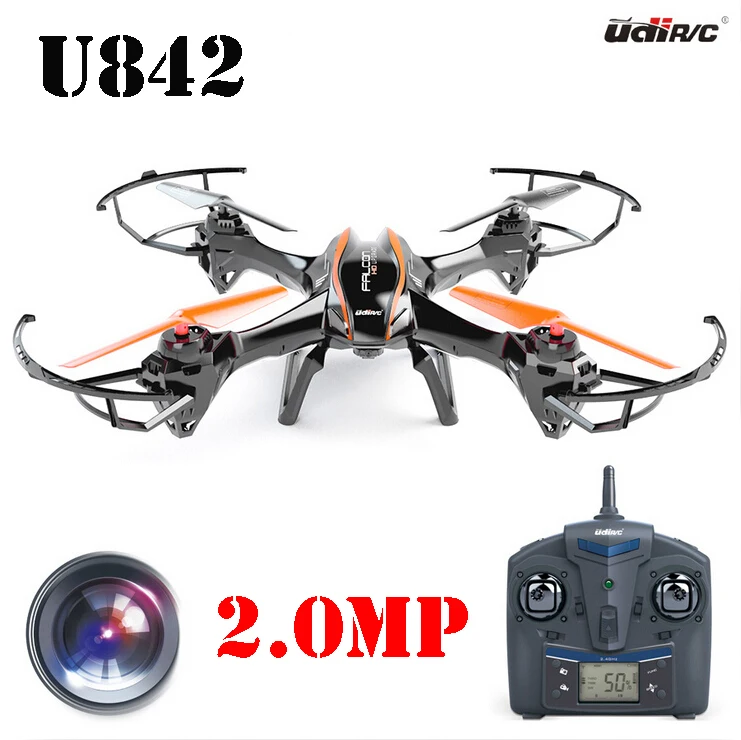 UDI RC U842 6 осевой гироскоп 2 4 ГГц Falcon Quadcopter с HD камерой черный|rc quadcopter|6-axis gyroudi rc |