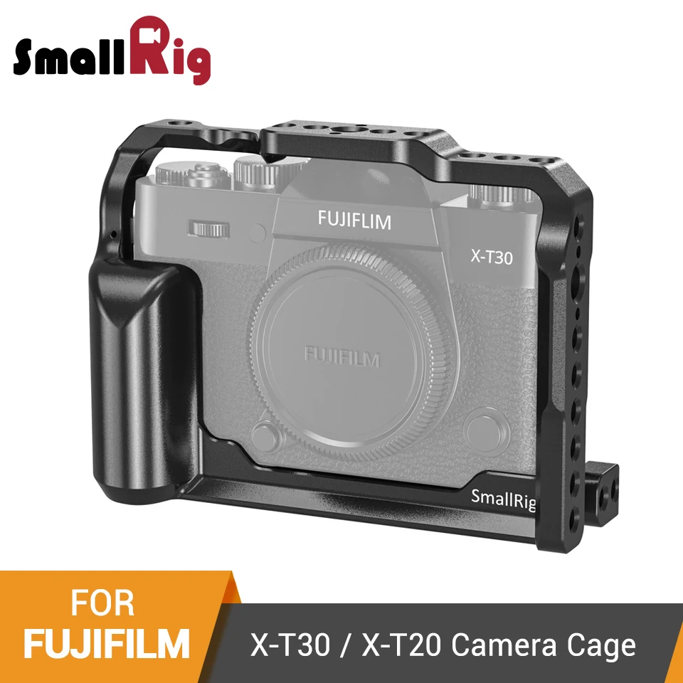 SmallRig X-T30 клетка для Fujifilm X-T30 и X-T20 DSLR камера клетка с интегрированной боковой ручкой+ Arri определения местоположения отверстия-2356
