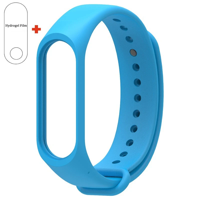 as the picture shows Ремешок на запястье для Xiaomi mi Band 3 mi band 3 2 4 1 ремешок для спортивных часов часы браслет силиконовые аксессуары pulseira desпорто correa versa - Цвет: as the picture shows