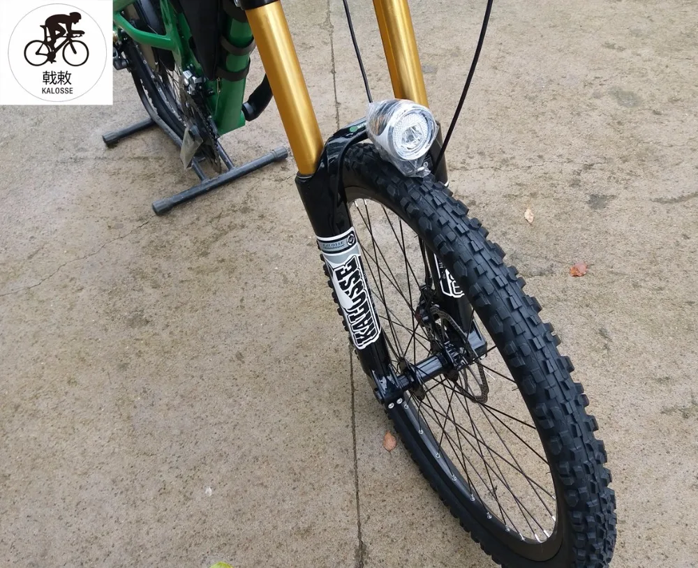 Электрический горный велосипед Kalosse с полной подвеской 48 В 1000 Вт DH bike M390 27