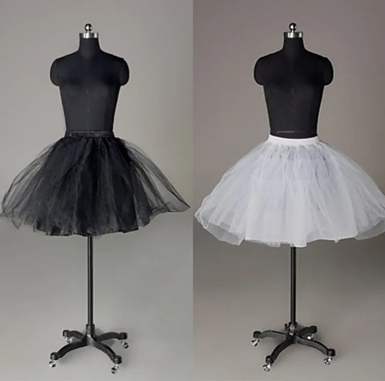 

Girls Women White Black 3 Layers Petticoat #5