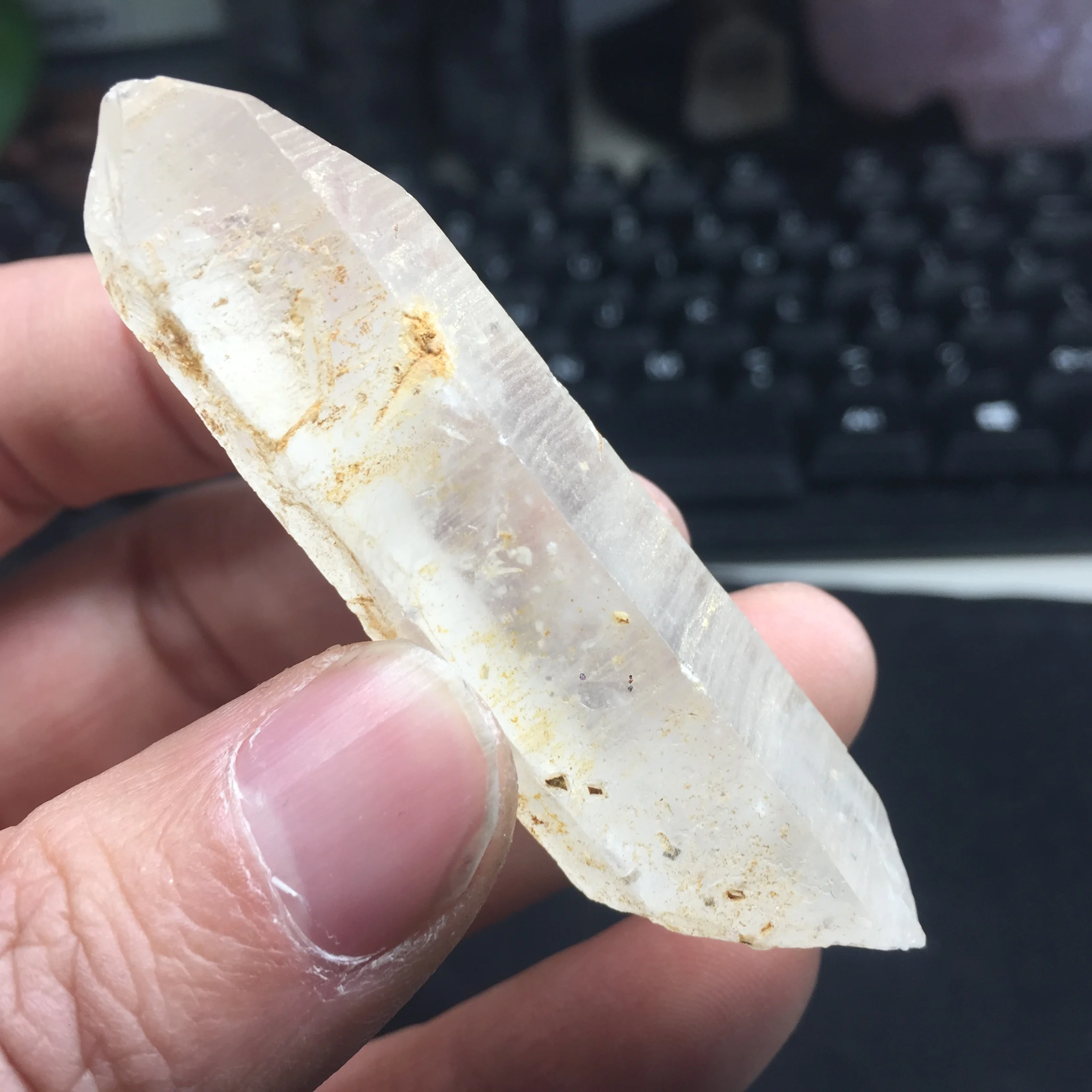 Цветочный горшок украшения Кристаллы 5 штук в лоте Натуральный Необработанный