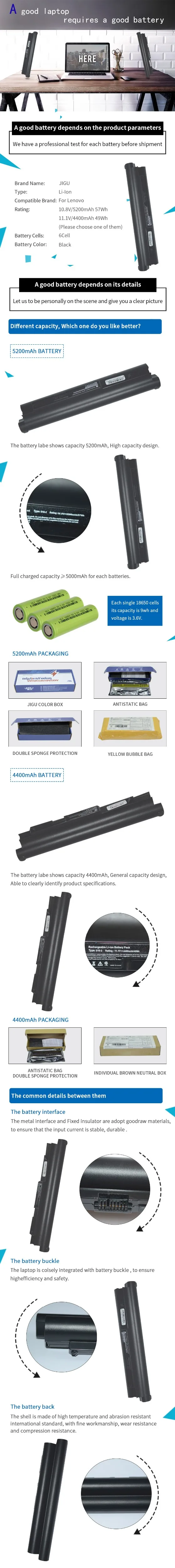 JIGU 6 ячеек ноутбук аккумулятор для Lenovo IdeaPad S10-2 S10-2c S10-3c 55Y2098 57Y6273 L09C3B11 L09C6Y11 L09M3B11