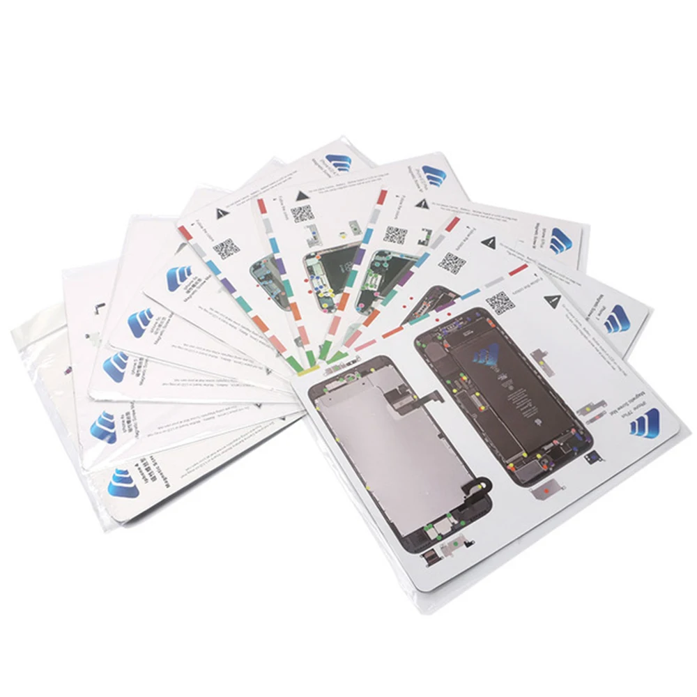 Магнитный винтовой коврик 10 шт. для iPhone 4 4S 5 5S 6 Plus s 6s 7 профессиональный